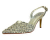 Women's Diamante Court Shoe - Stylish and Elegant