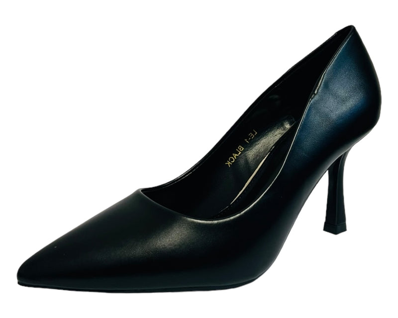 Women's Stiletto Heel Court Shoes in Faux Leather - Perfect for Formal Occasions - Fashion, Walking Shoes