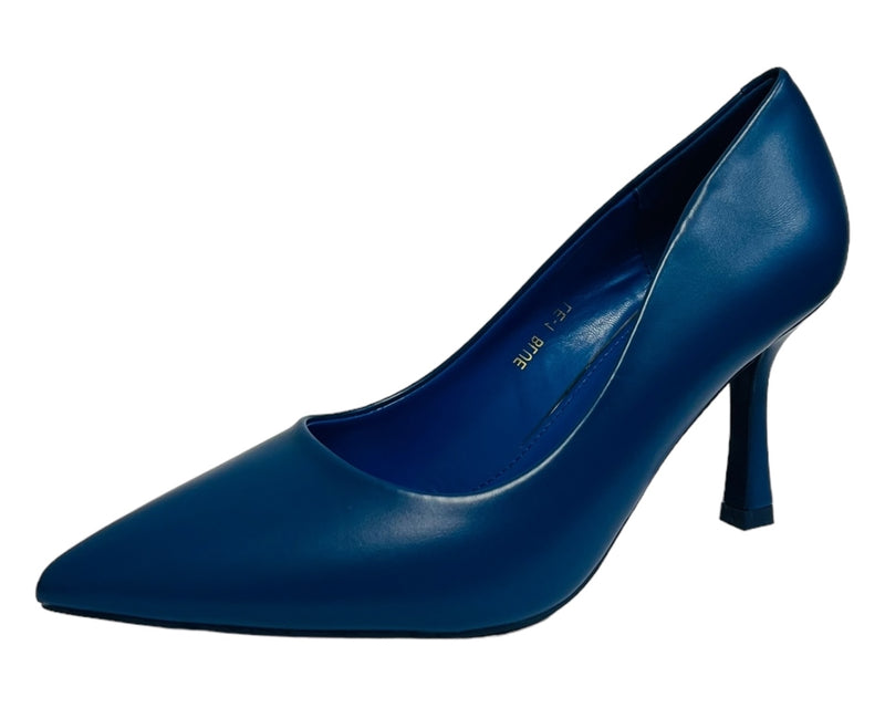 Women's Stiletto Heel Court Shoes in Faux Leather - Perfect for Formal Occasions - Fashion, Walking Shoes