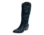 Women's Faux Leather Embroidered Western Cowboy Boots