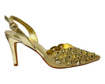 Women's Diamante Court Shoe - Stylish and Elegant