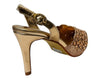 Women's Diamante Court Shoe - Stylish and Elegant