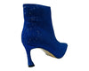 Women's Rhinestone Zip Ankle Boots Heel Shoes