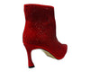 Women's Rhinestone Zip Ankle Boots Heel Shoes