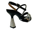 Women's  Diamante Strappy Spool Heel Shoes