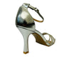 Women's Rhinestone Decor Spool Heels With 3 Strass Straps Heel Shoes