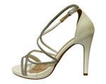 Women's Crossover Diamante Strappy Sandals