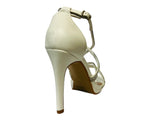 Women's Crossover Diamante Strappy Sandals