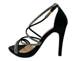 Women's Crossover Diamante Strappy Sandals