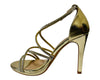 Women's Crossover Diamante Strappy Sandals