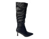 Women's BYJ6108 Faux Leather Knee High Zip Boots