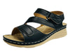 Faux Leather Lightweight Padded Sandals