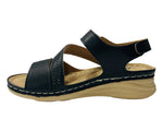 Faux Leather Lightweight Padded Sandals